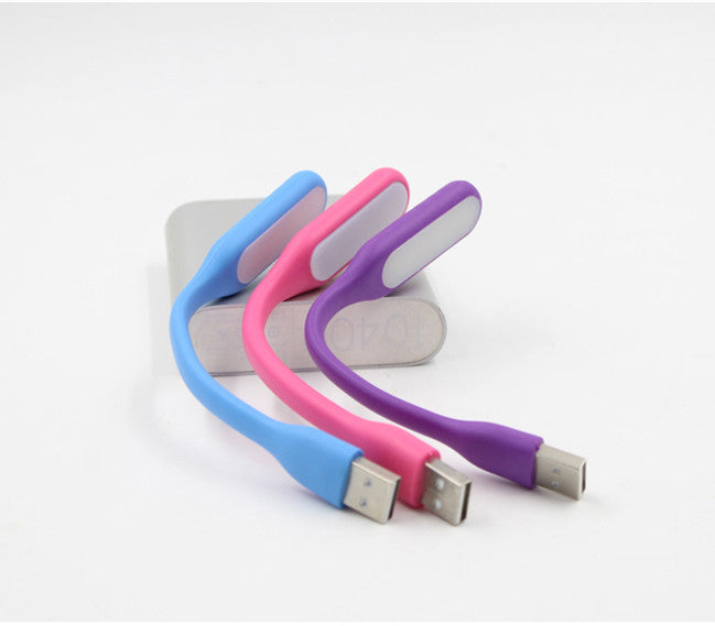 Creative Bendable Mini USB Charging Treasure Night Laptop Portable USB Light Eye Protection