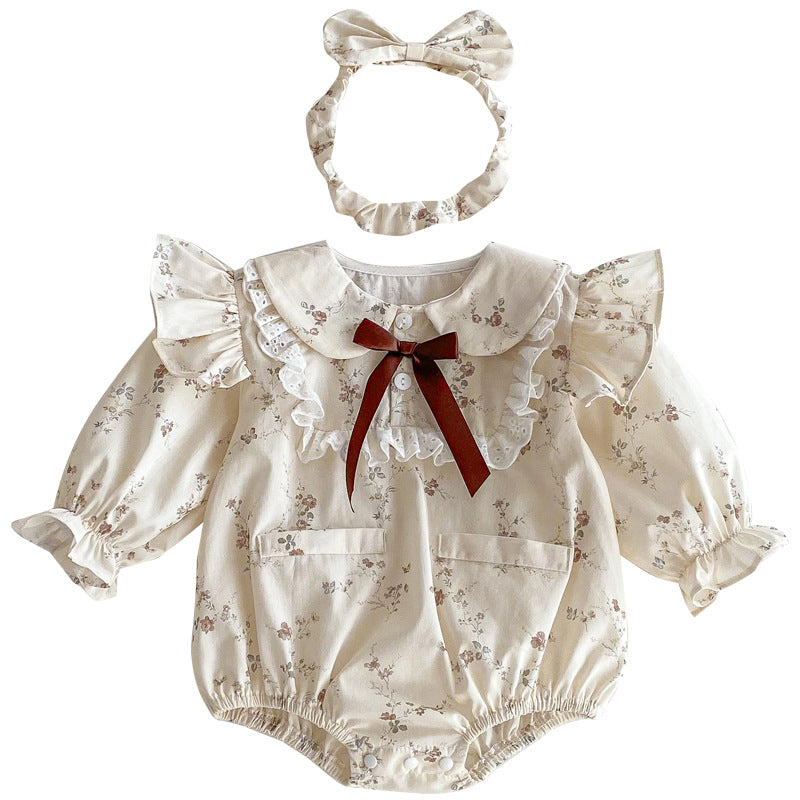 Vêtements pour bébés Robe de dentelle volante pour bébés