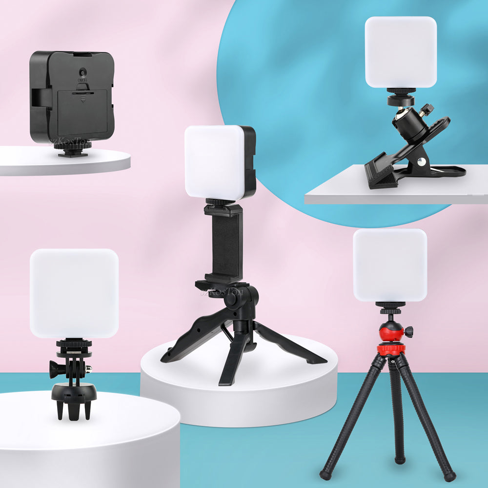 Outdoor Mini Square LED Pocket Tripod