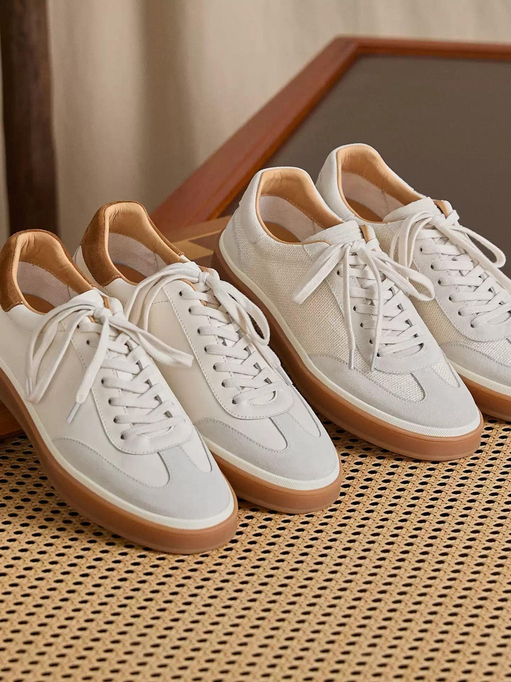 Casual Preppy style Versatile Vintage Bas-top chaussures pour hommes