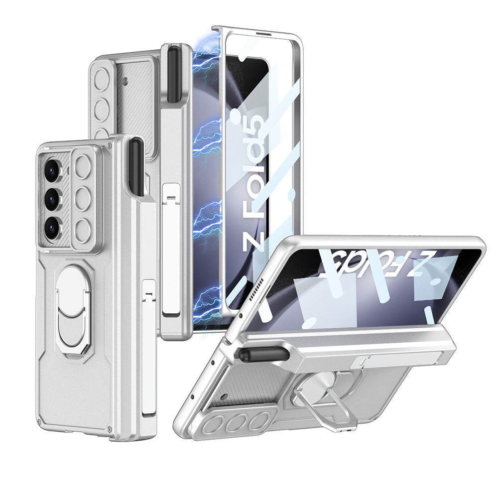 Coffret de protection magnétique pour boîtier de téléphone à charnière pliante