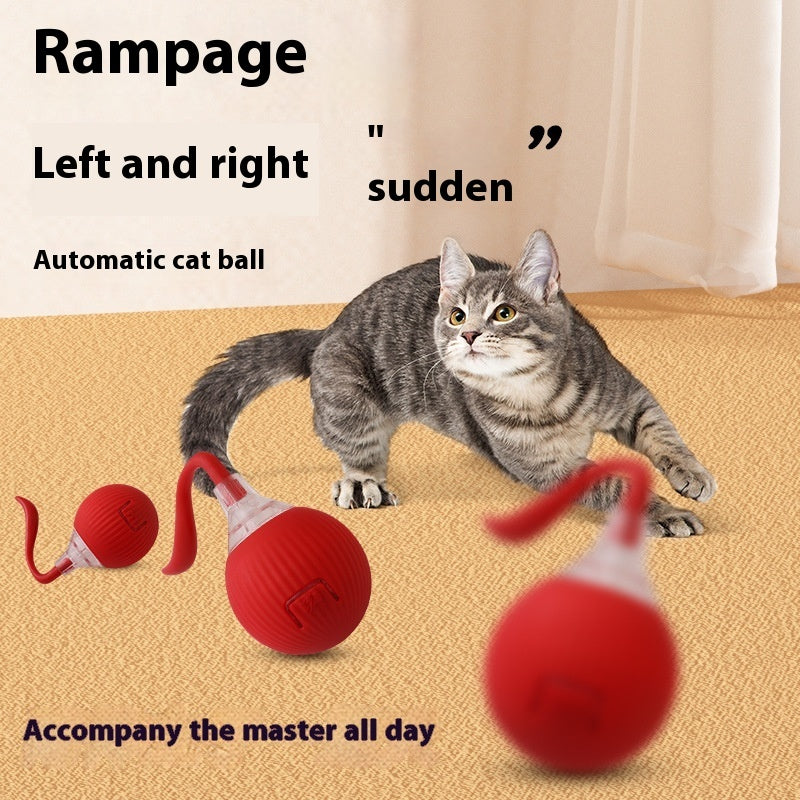 Balle interactive de jouet chat Super Drive Balle à roulettes chat
