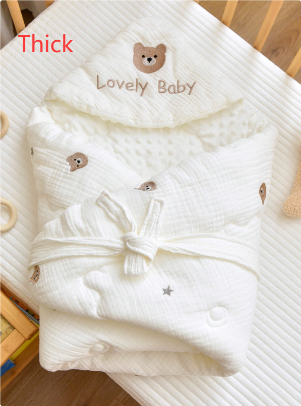 Couverture de swaddle épaisse pour les bébés pour prévenir le réflexe de démarrage