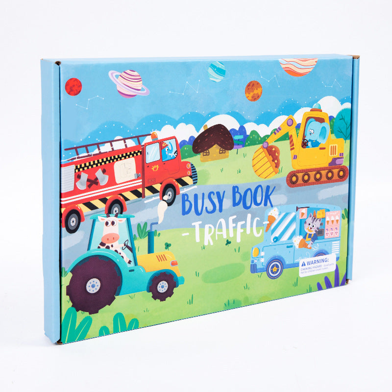L'éducation des jeunes enfants Educationnel Velcro Hand Tear Pull Book Baby Tranquill Paste Book To