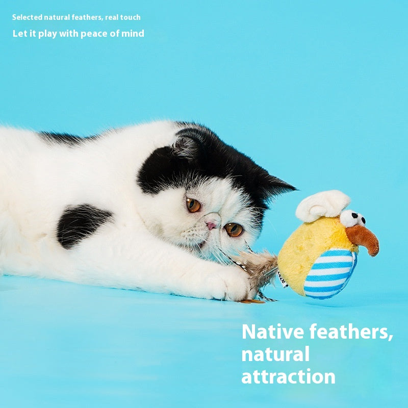 Jouet de chat de chat d'oiseau Self-Hi Cat Teaser