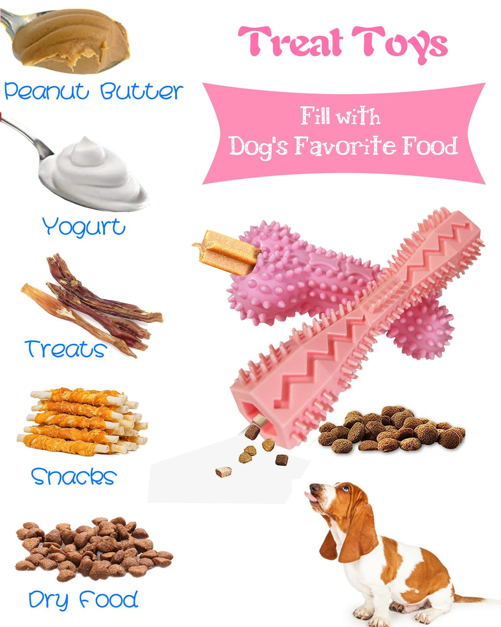 Jouets à croustilles pour petits chiens moyens Jeu de jouets de chien fille Mignon 2-8 mois Cle