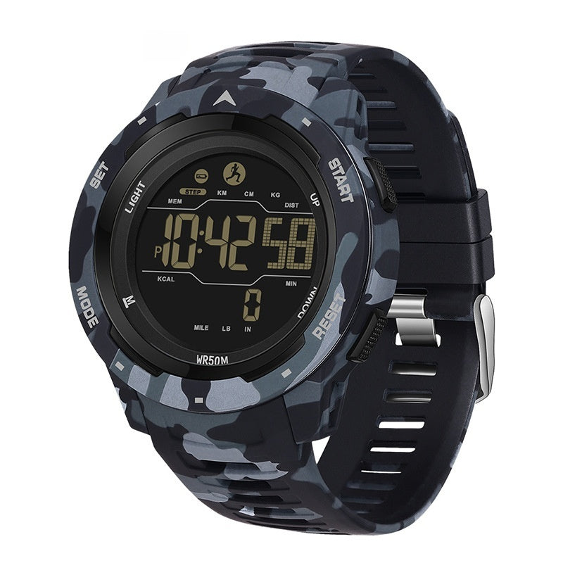 Sanda Calories Imperméable Multifonctionnel Shockproof Smart Homme et Femmes Montre