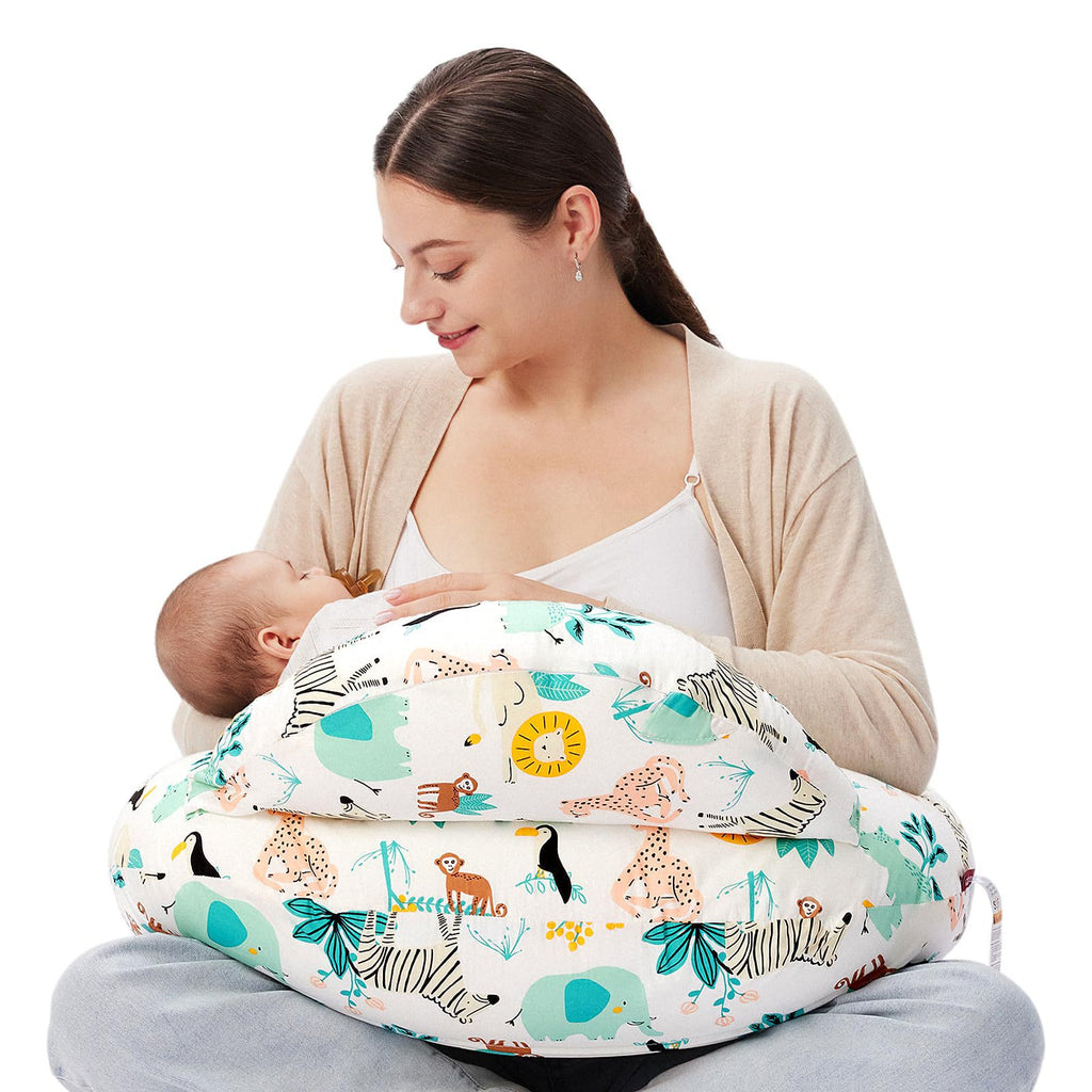 Oreiller d'allaitement Oreiller d'allaitement bébé Oreiller multifonctionnel amovible