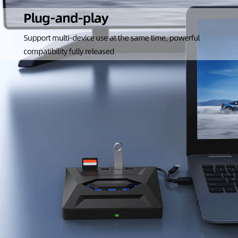 Disque externe CD DVD USB 3.0 Writer Burner Player Pour PC Ordinateur portable Windows 11 10