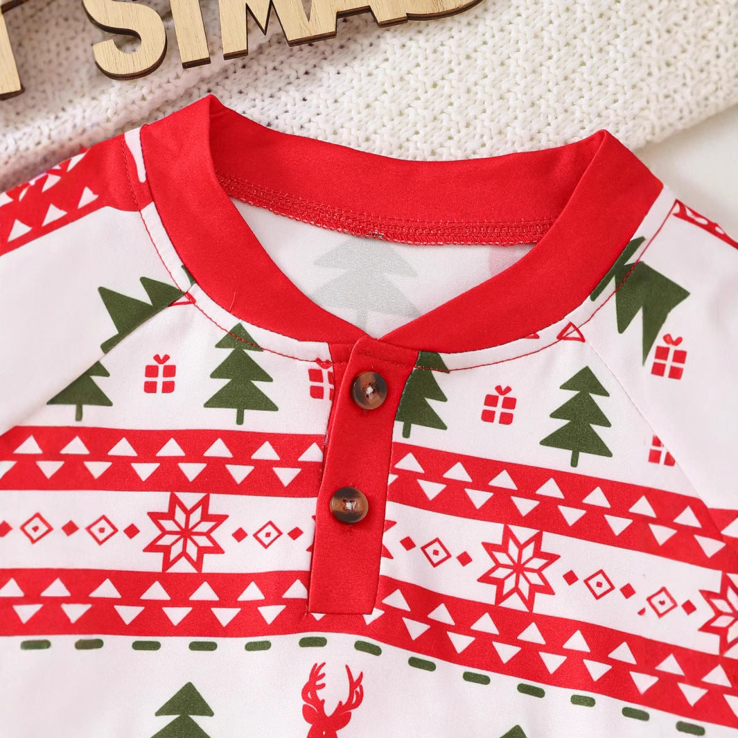 Fashion Boys Adolescents Maillot d'impression de Noël
