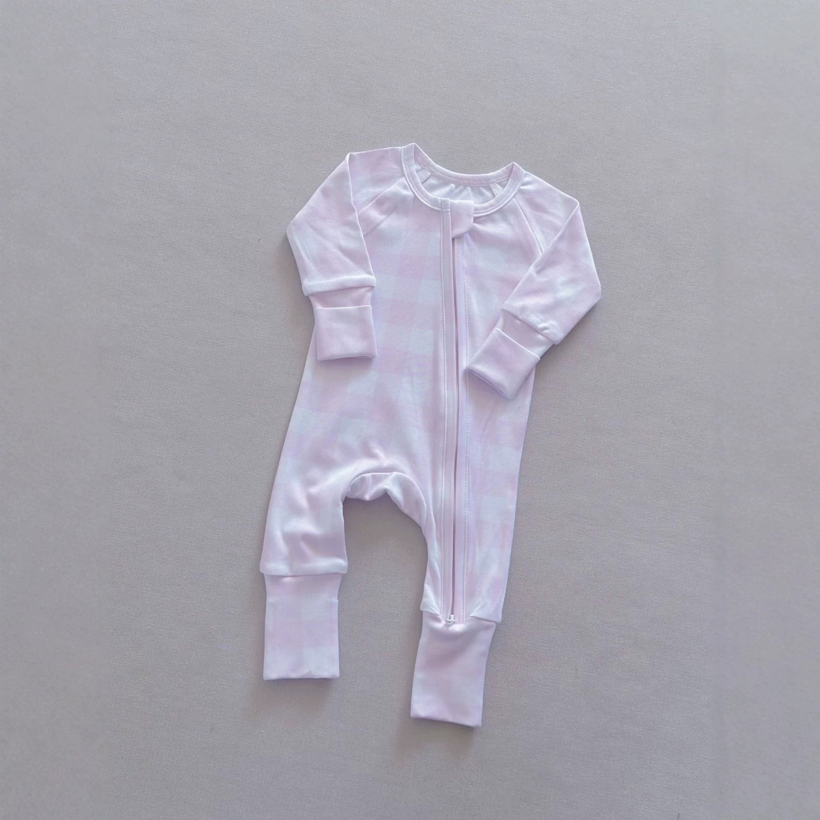 Nouveau style Baby Plaid Onesie Romper