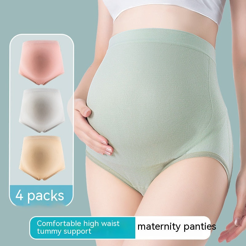 Thin Breathable Cotton Crotch Belly Support Postpartum Femmes enceintes Sous-vêtements sans couture