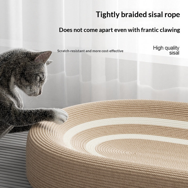 Sisal Cat Scratcher Non Shedding Lit de chat durable Sisal