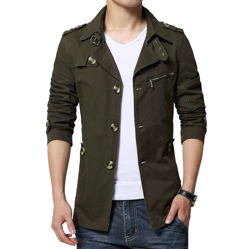 Léger Lavable Casual Mid Longueur Veste