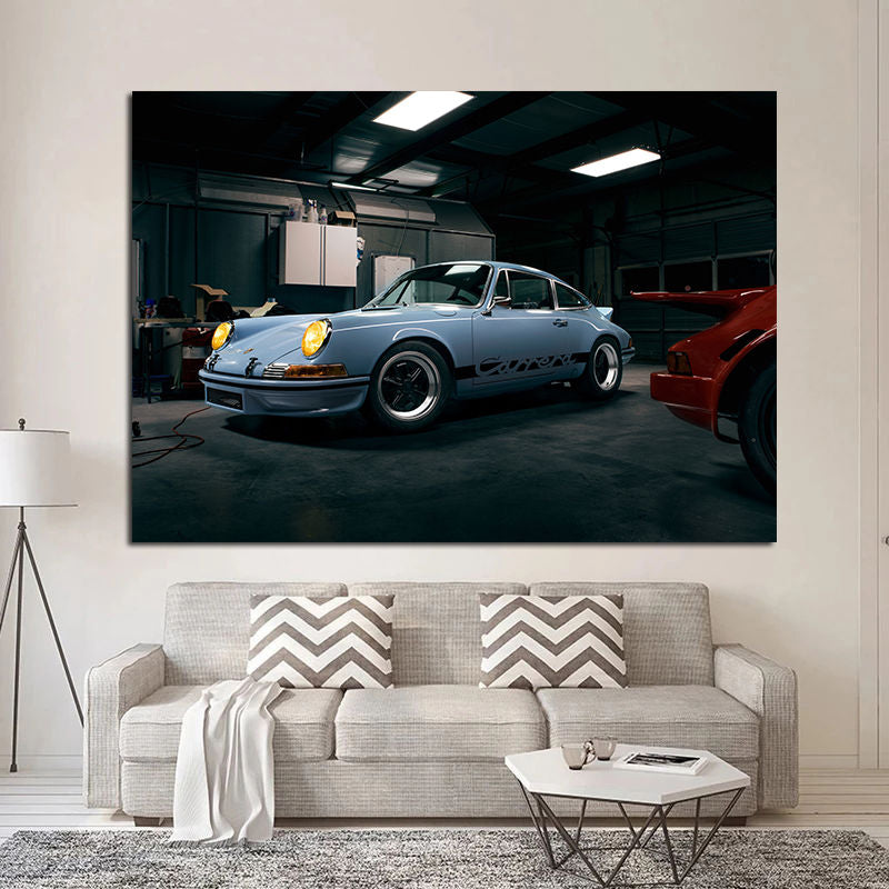 Affiche sur toile de voiture de sport