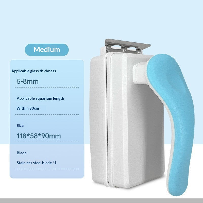 Brosse de réservoir de poisson magnétique grande taille