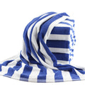 Extra grand teint en fil de coton rayé serviette de plage pour la plage ou la natation