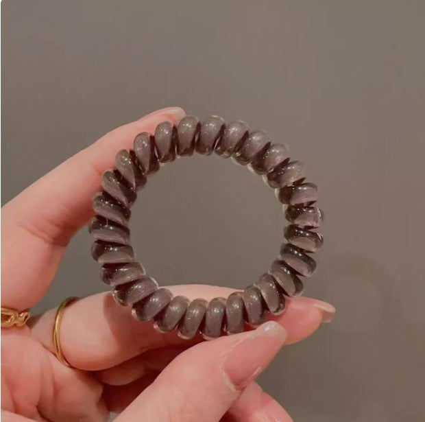 Jelly ligne téléphonique cheveux cercle-café couleur-1 pièce