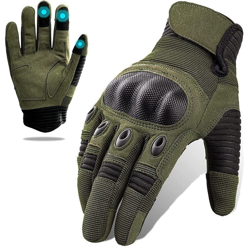 Ecran tactile Fans militaires Gants tactiques de moto à bout complet