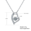 S925 Argent Sterling 0.5ct D Couleur VVS1 Moissanite Collier ouvert 45cm Platine