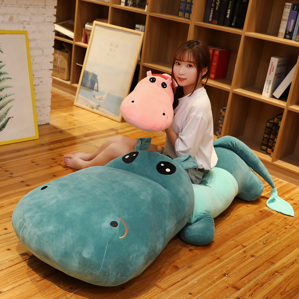 Jouet en peluche longue en forme d'oreiller