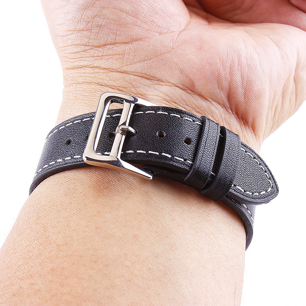 Bracelet en cuir véritable en cuir unique Shi Premier calque