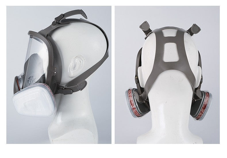6800 Masque à gaz plein visage 15 EN 1 Respirateur de peinture à vapeur chimique avec filtre