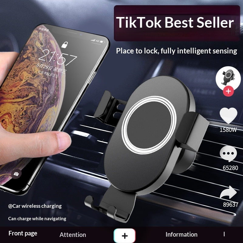 Support de téléphone de voiture avec charge sans fil