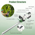 20'' Cordless Hedge Trimmer 21V Trimeur de bush à main étrier électrique avec Du
