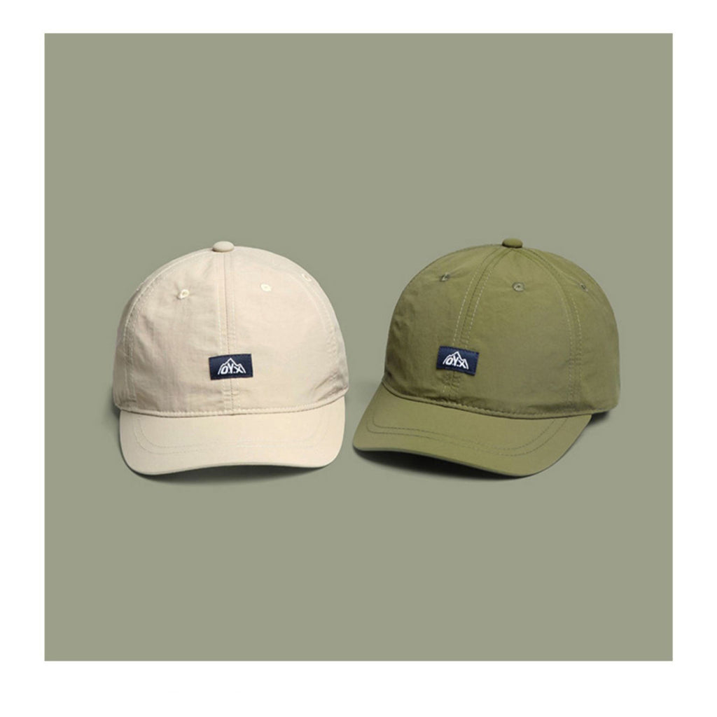 Simple and Fashionable Solid Color Quick Dry Short Brim Baseball Soft-top