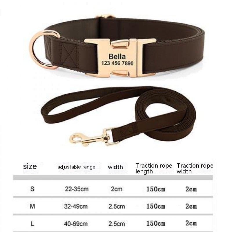 Tag chien collier d'or anti perte