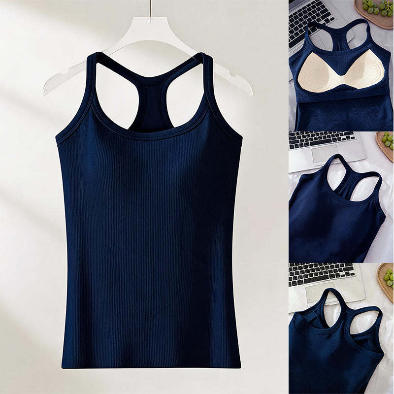 Commerce extérieur avec des tanks côtelés de style Bra