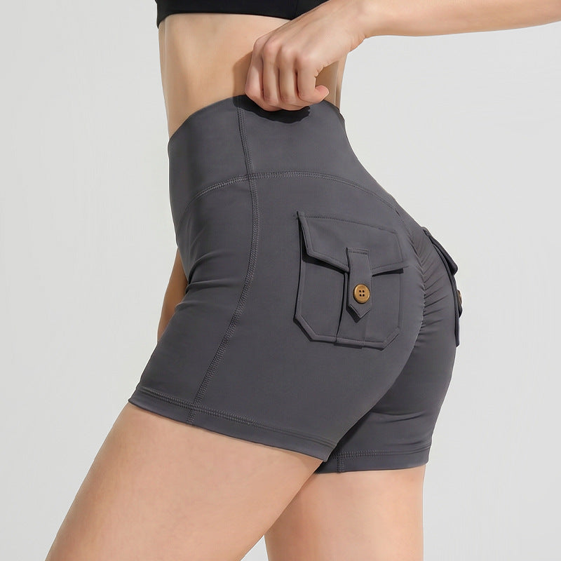 Shorts de yoga haute-élasticité