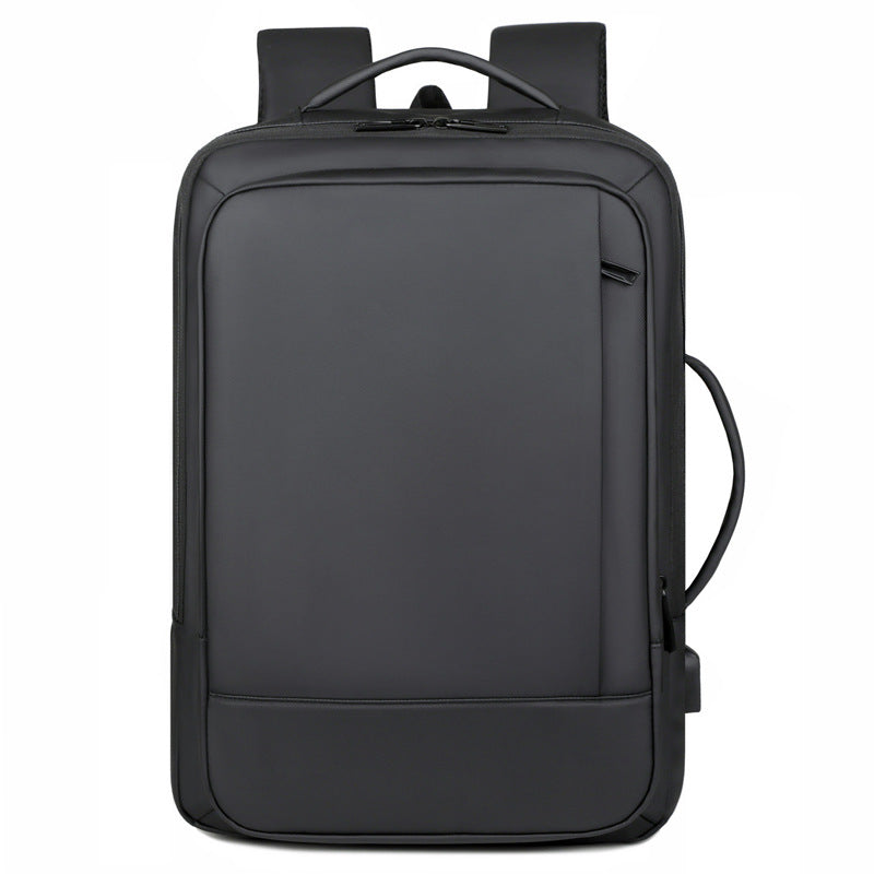 Large Capacity Leather Laptop Backpack