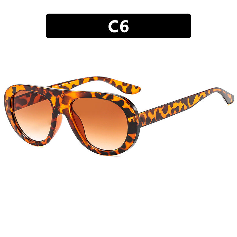 Lunettes de soleil de style grenouille pour femmes