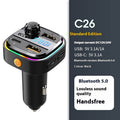 Bluetooth Automotive MP3 Chargeur de lecteur multifonctions véhicule FM Emitter Car Char