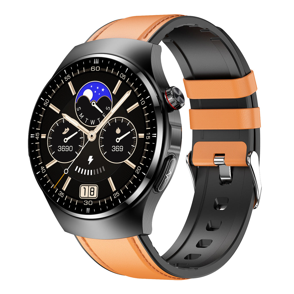 Smart Watch TK25 Bluetooth appelant le glucose sanguin Uric acide lipide de sang