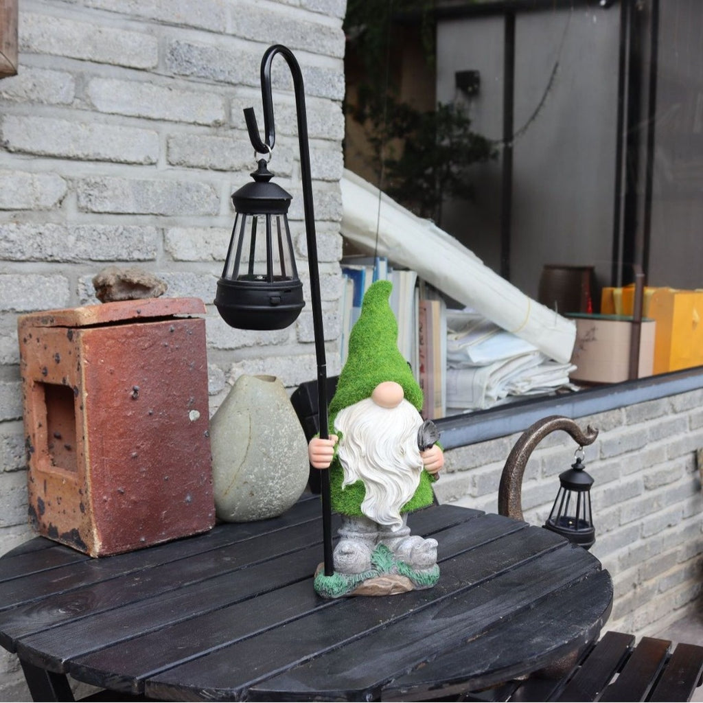 Décoration de jardin extérieur de lampe solaire créative elfe