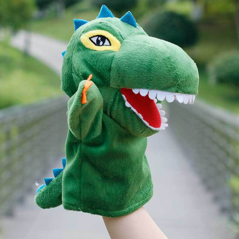 Poupée de marionnette à la main en peluche de tortue