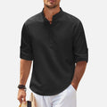 Chemise Homme Bouton Cuffed Down Collar