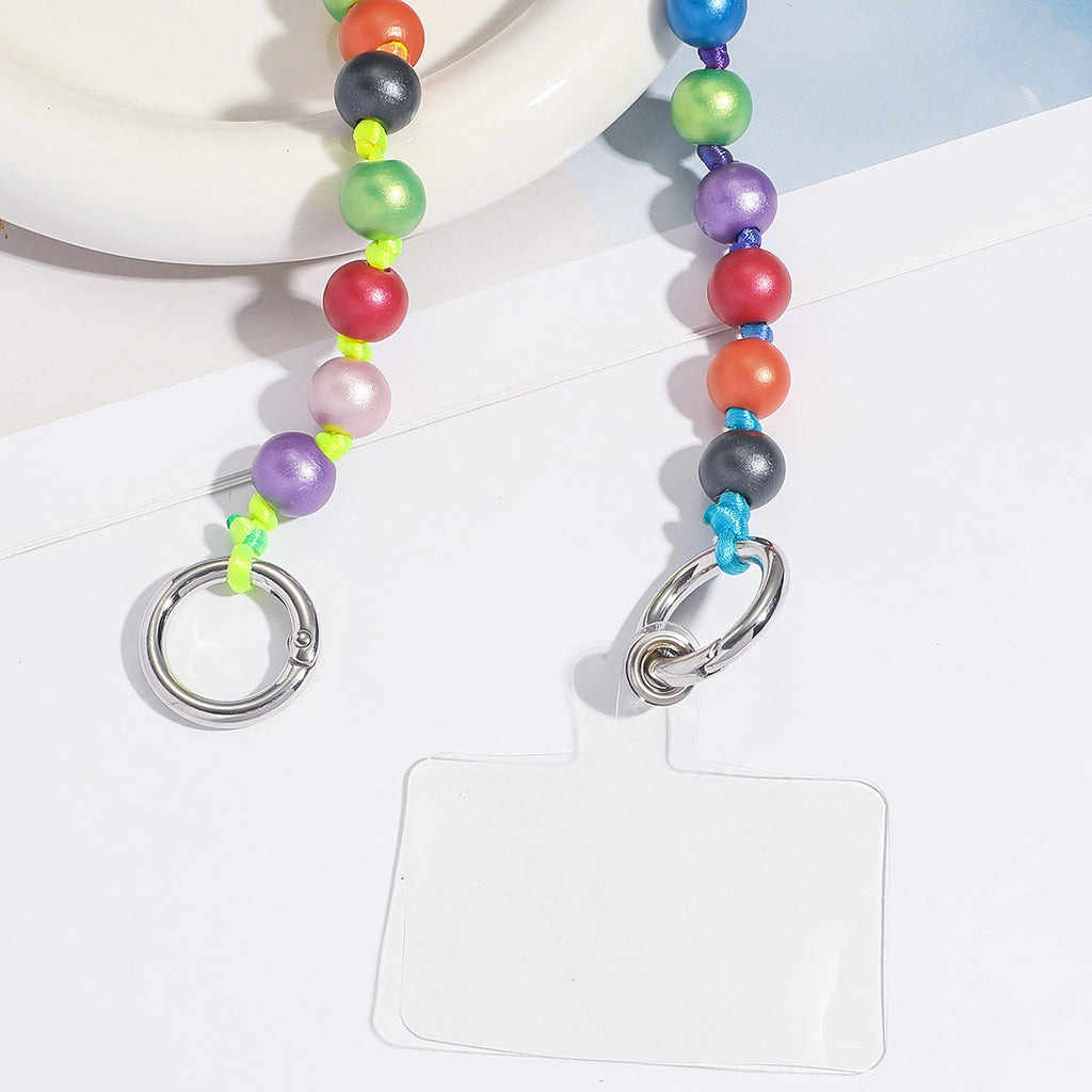 Bracelet de téléphone portable perlé de couleur sauvage