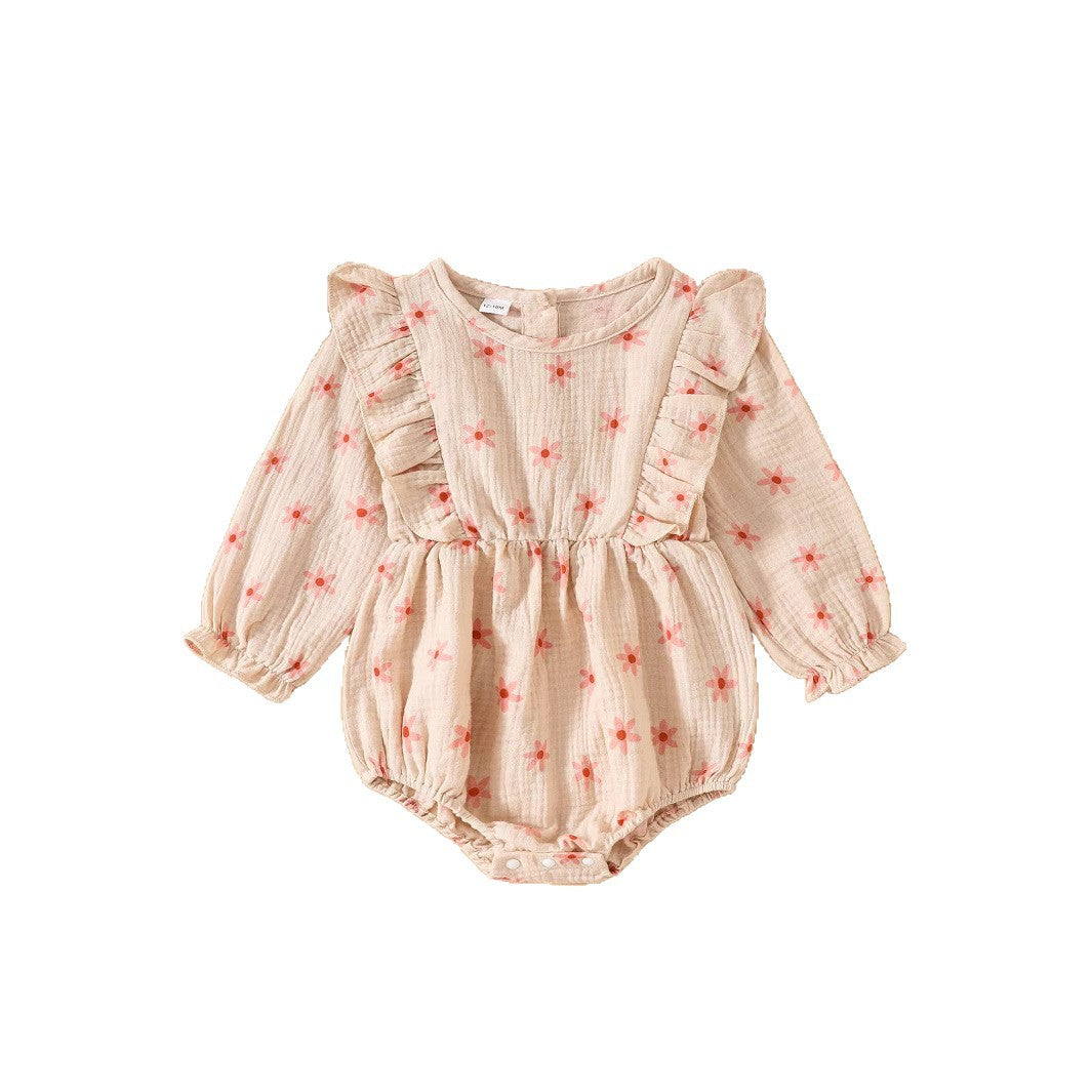 Romper Floral d'automne pour les filles