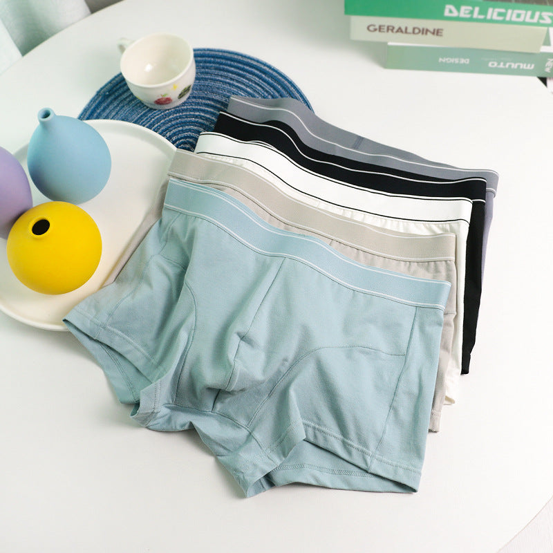 Sous-vêtements pour hommes Boxer en coton purifié doux et respirant