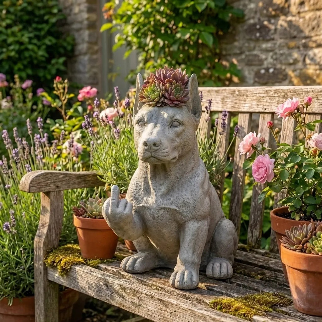 Pot de fleurs à doigts moyens pour animaux de métier de résine créative
