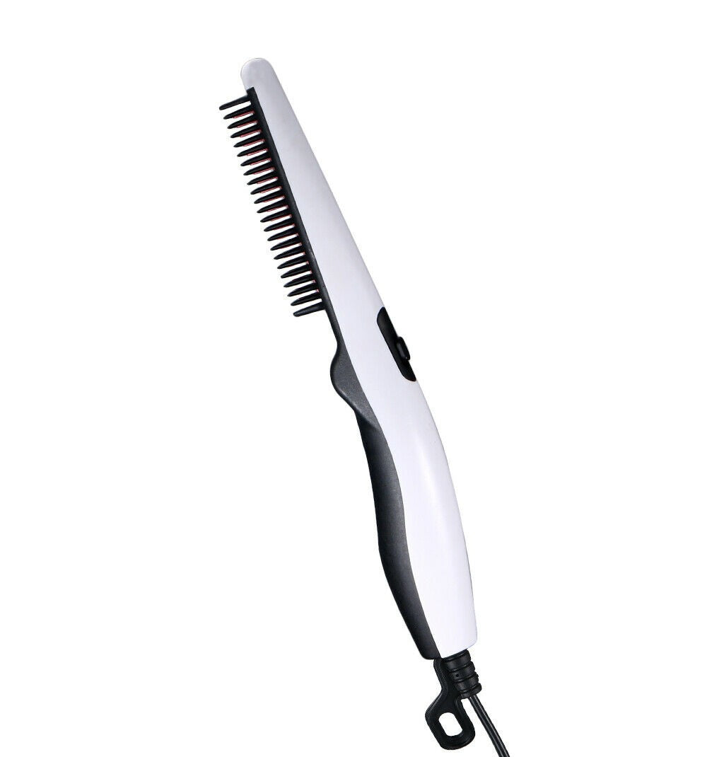 Négatif Redresseur de cheveux Ion Peigne Styling Presse brosse de barbe pour les hommes doit fournir un