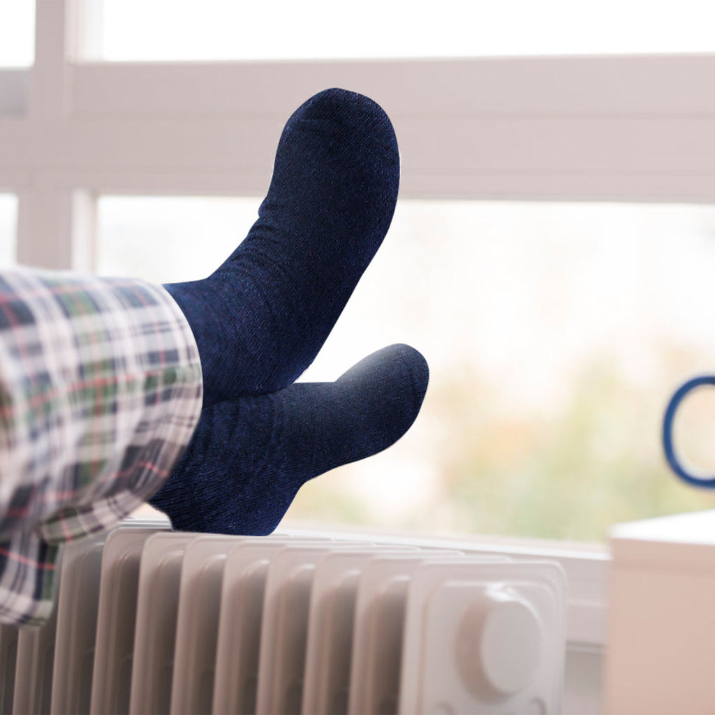 3 Options de couleur -- 3 paires hommes Chaussettes chaudes en laine Soft Cozy Chaussettes thermiques d'hiver pour les hommes