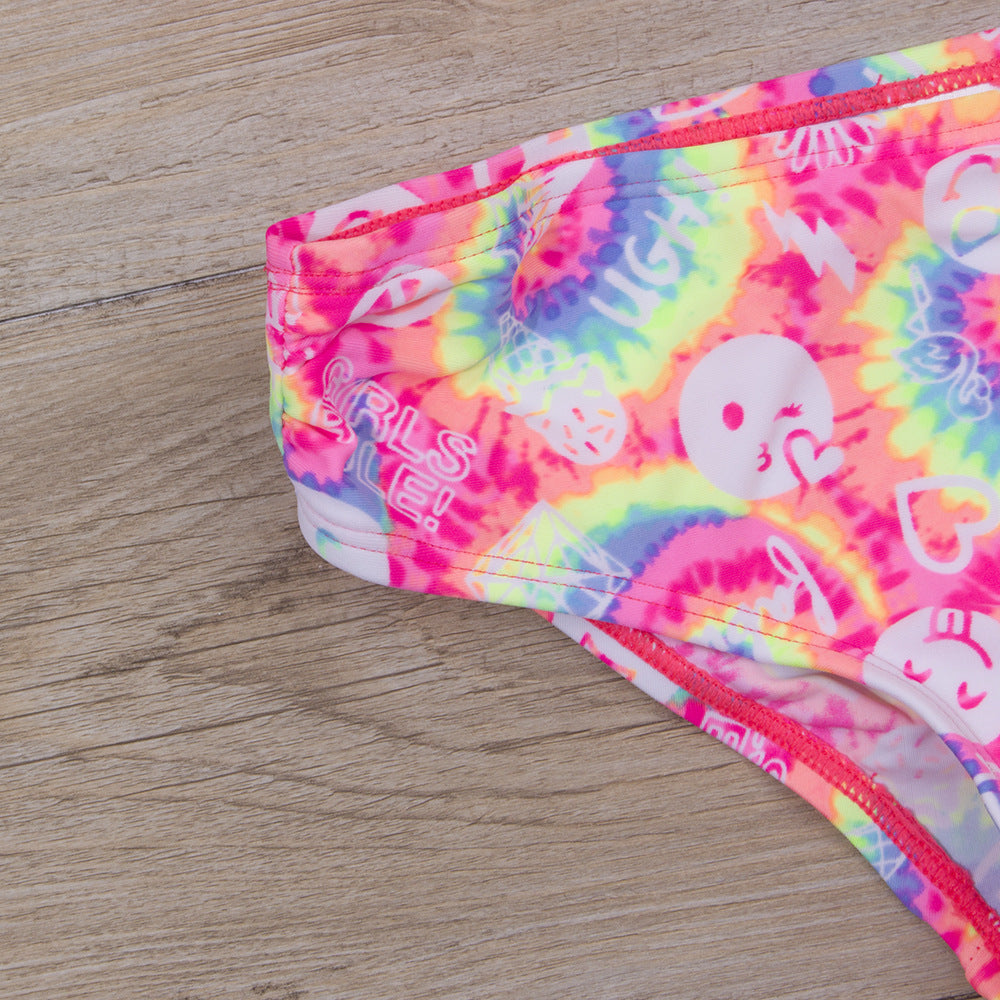 Amazon TEMU Maillot de bain deux-pièces pour filles Donut Contraste Couleur Nouveauté Maillot de bain