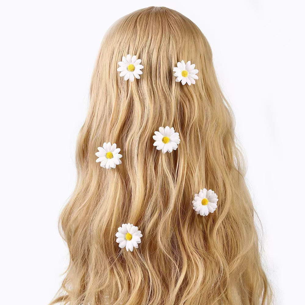 Simulation créative Clip de cheveux de tournesol