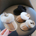 Suede Chaussures en coton doublé de polaire pour la marche des enfants