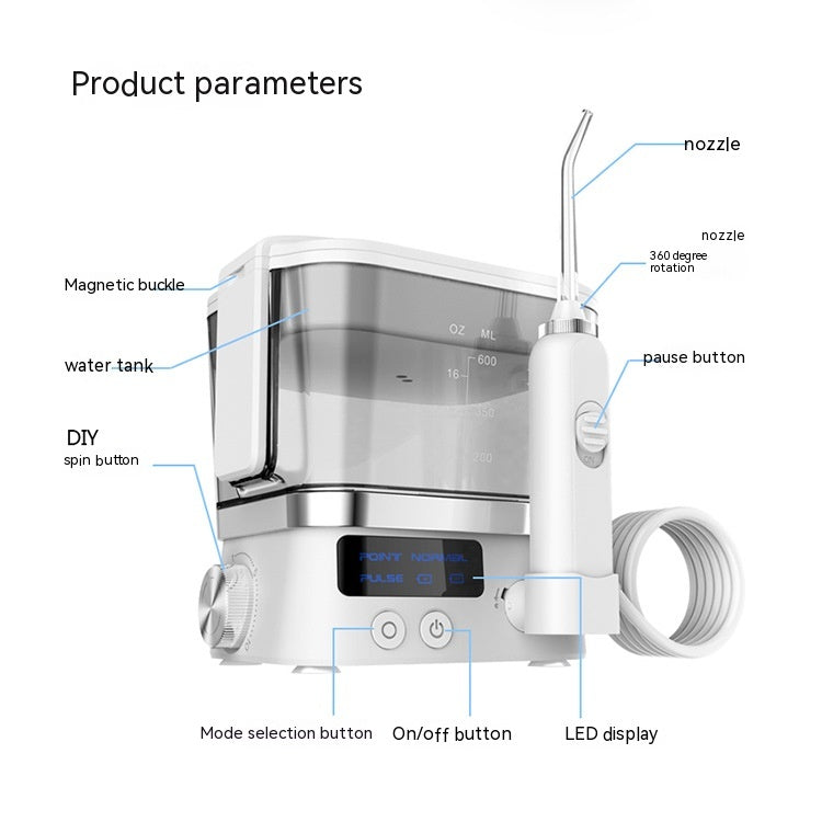 Irrigateur oral portatif à usage domestique